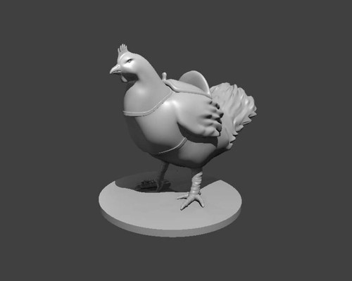 Giant chicken mount for d - mount,
