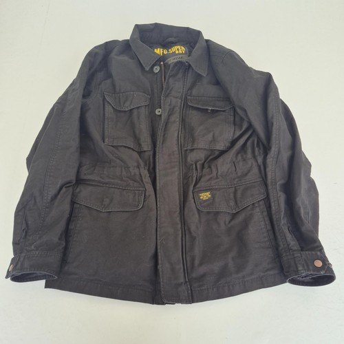 Superdry jacket medium black - superdry,