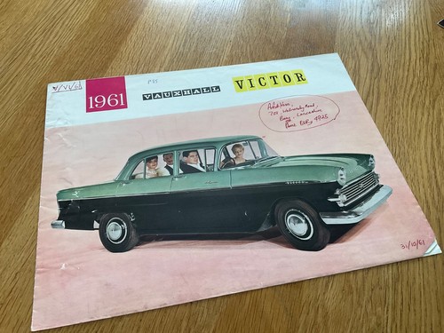 1961 vauxhall victor motor - ,