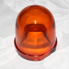 MG Midget Sprite Triumph Dark AMBER Glass Lens LUCAS L584 indicator 576286