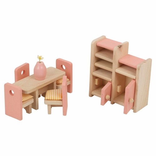 Children wooden doll house - children,