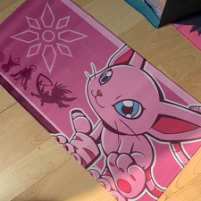 Pink Gatomon Digimon Rubber