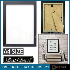 A4 BLACK PICTURE FRAMES OAK