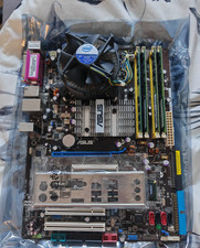 Asus P5N-E SLI Motherboard, Intel Q6600 Core 2 Quad, 4GB DDR2 ram