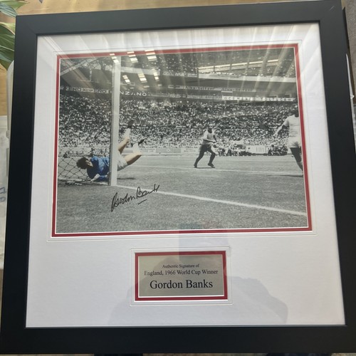Framed gordon banks - gordon,