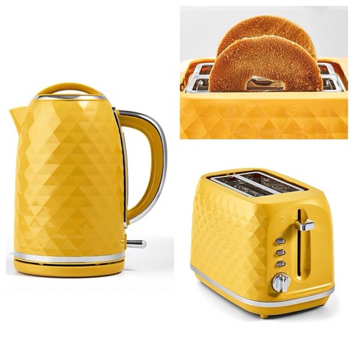 Yellow diamond textured - yellow,