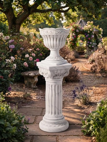 Roman greek short wide - greek, column