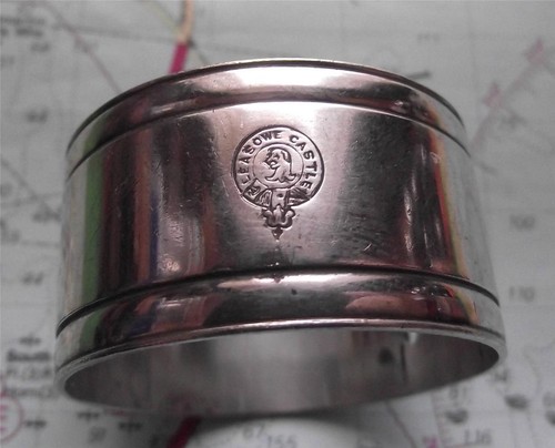 Old napkin ring hmt leasowe - napkin,
