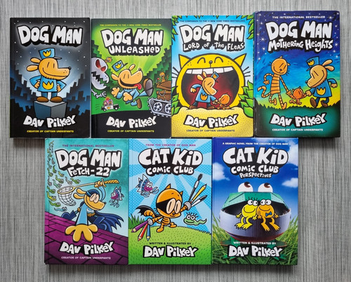 Dog man cat kid - 7, books