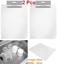 2 Sink Draining Mat Anti Slip