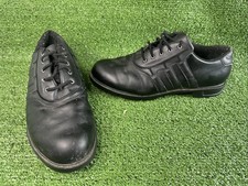 Mens Gents Adidas z traxion golf shoes Black Size Uk 10