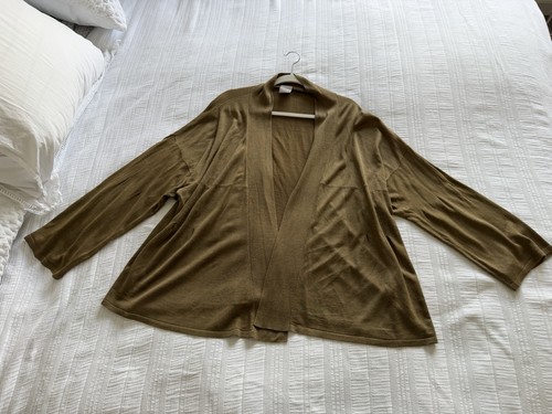 Poetry khaki green 100 silk - green,