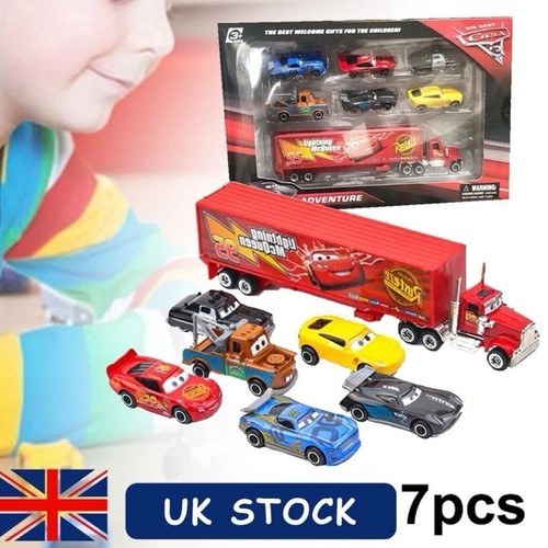 Lightning mcqueen 7pcs diecast - mcqueen,