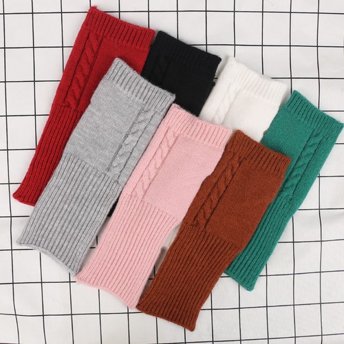 Cashmere fingerless gloves - cashmere,