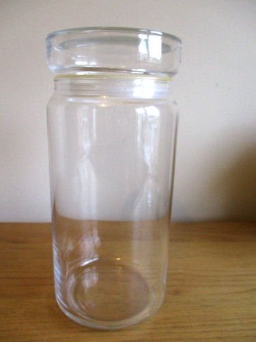 Vintage glass storage - vintage, with