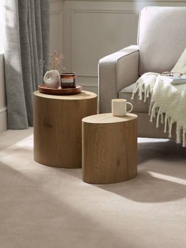 Toba light oak effect nest - light,