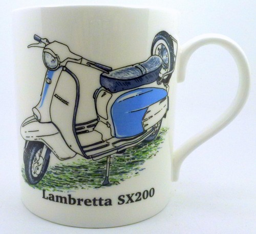 Classic lambretta scooter bone - classic,