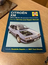 Citroen XM Haynes Workshop Repair Manual 2.0 Petrol &Turbo 2.1 2.5 Diesel