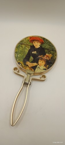 Vintage handheld vanity mirror - vintage,