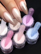 6 Jars Winter Nail Art Wool