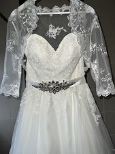 Off white line - a-line, dress