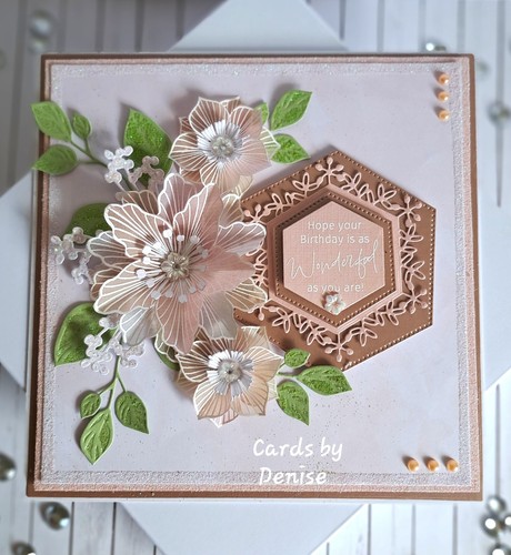 Handmade luxury floral - handmade, 8"