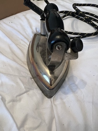 Vintage plug clothes iron - in,