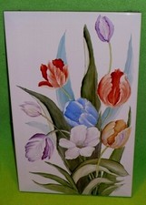 Original painting on tile '