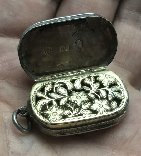 George iii silver vinaigrette - george,