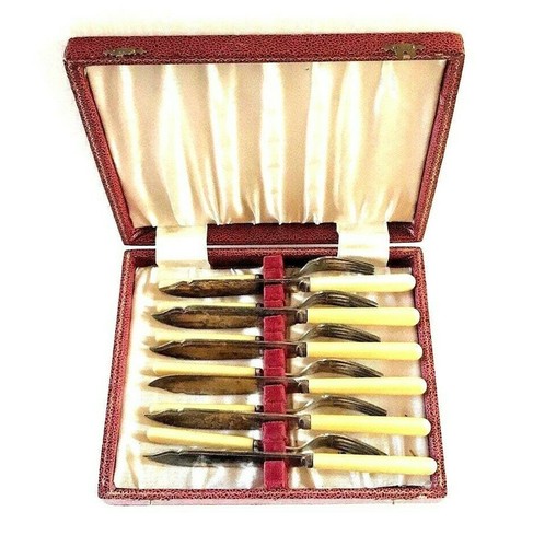 Antique art deco cutlery - antique,
