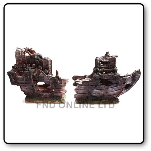 Aqua one 2pc shipwreck fish - aqua,