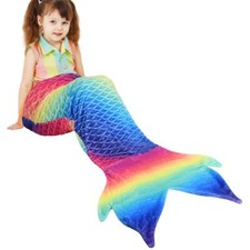 Kids Mermaid Tail Blanket Soft