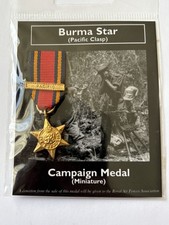 Pacific Clasp Burma Star