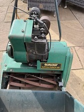 Qualcast Suffolk Punch 30s Petrol Cylinder Lawn Mower with Basket