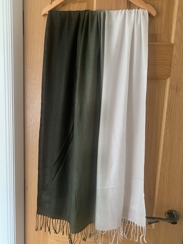 Pashmina shawl wrap green - wrap, &