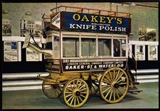 Garden Seat Horse Omnibus Horse Drawn Vehicle Postcard