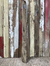 3`9" Long Reclaimed Old Solid Oak Timber Post Beam