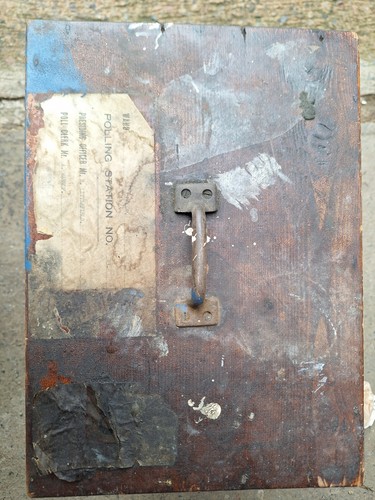 Vintage polling station - polling,