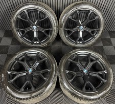 21'' GENUINE BMW X5 X6 G05 G06 741M BLACK M SPORT ALLOYS WHEELS ALLOYS TYRES