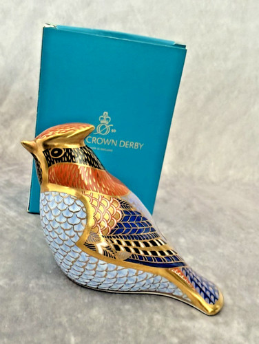Royal crown derby waxwing - royal, 'waxwing'
