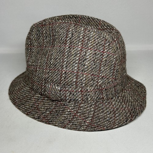 Vintage tweed trilby hat the - tweed,