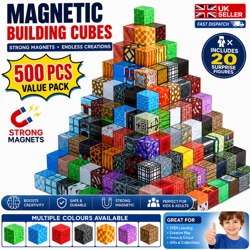 100pcs magnetic building cubes - building,