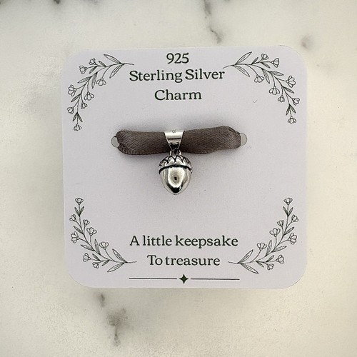 Acorn sterling silver - silver, 925