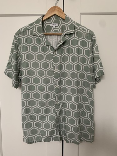 Men reiss cuban shirt - reiss,
