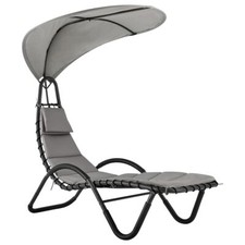 Outdoor Garden Sun Lounger Helicopter Swing Hammock Egg Chair Shade Canopy Seat 