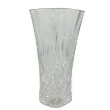 Vintage Pressed Cut Glass Vase