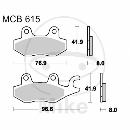 Brake pads std trw - brake,