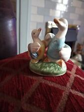 Vintage Pair Of Ducks / Geese Figurine