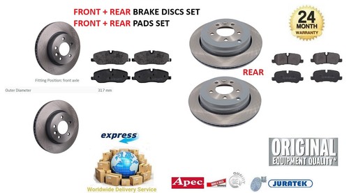 Front rear discs - discs, for
