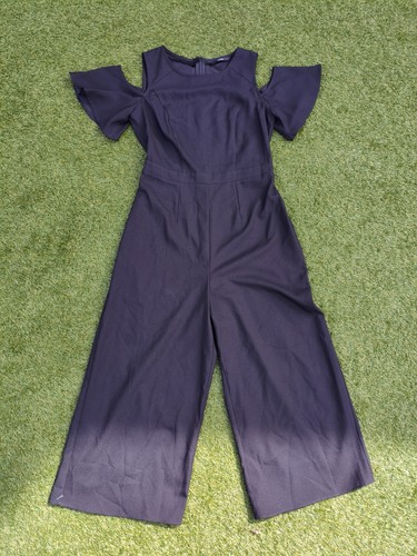 George womens jumpsuit black - womens,